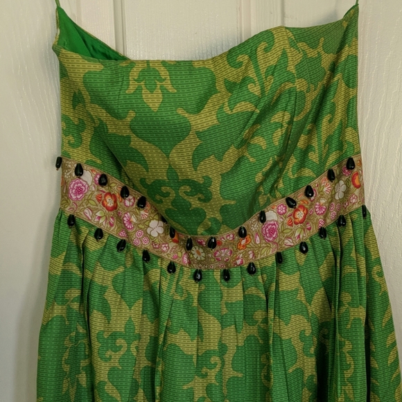 Plenty Green Strapless Dress - Picture 2 of 8